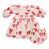 Baby Girls Renee Dress Set - Gradient Hearts