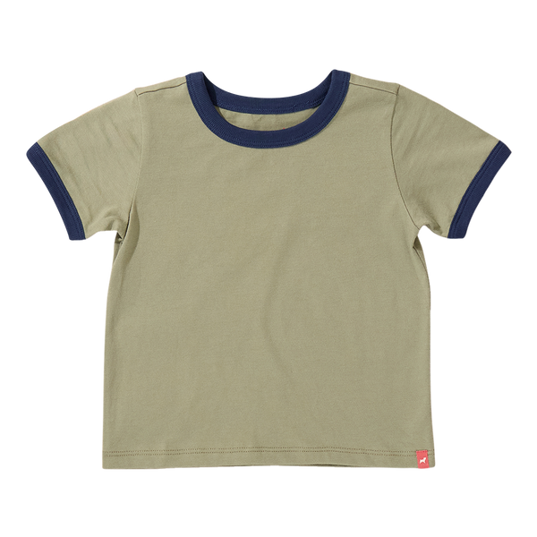 Adventure Ringer T-Shirt - Olive – Pink Chicken