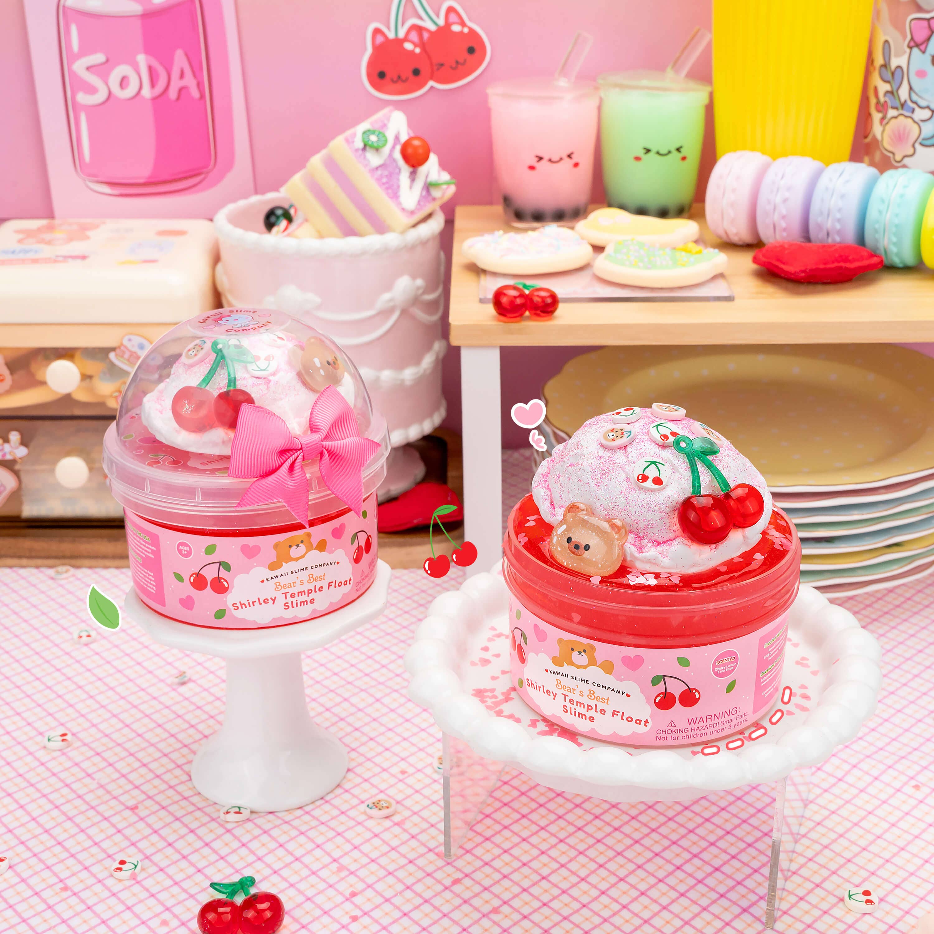 Bears Best Shirley Temple Float 2 Slimes In 1 (4pcs/case) | Pink Chicken