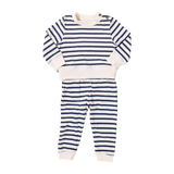 Baby Jersey Jax Jogger Set - Navy Stripe