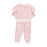 Baby Jersey Jax Jogger Set - Pink Stripe