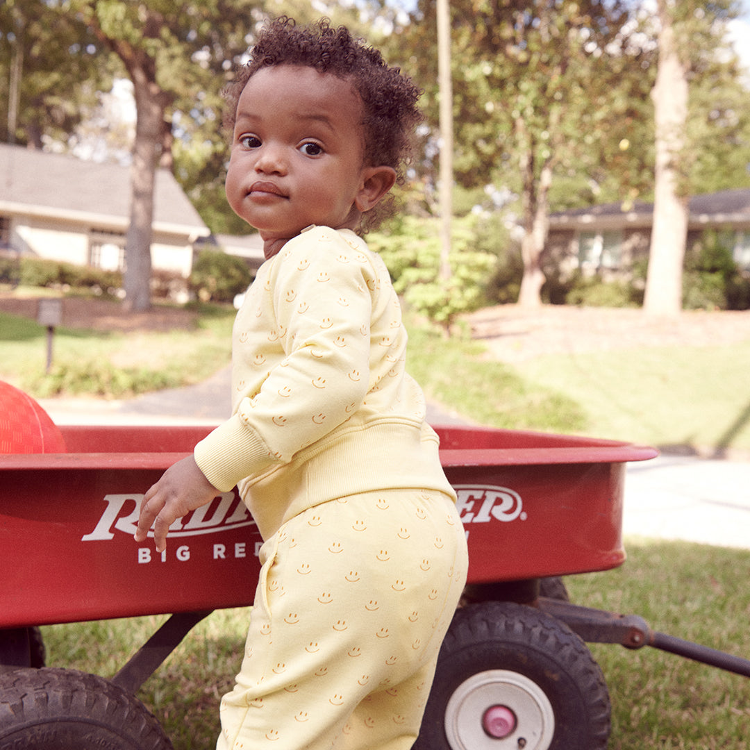 baby jogger suit Baby Jax Jogger Set | Smiley