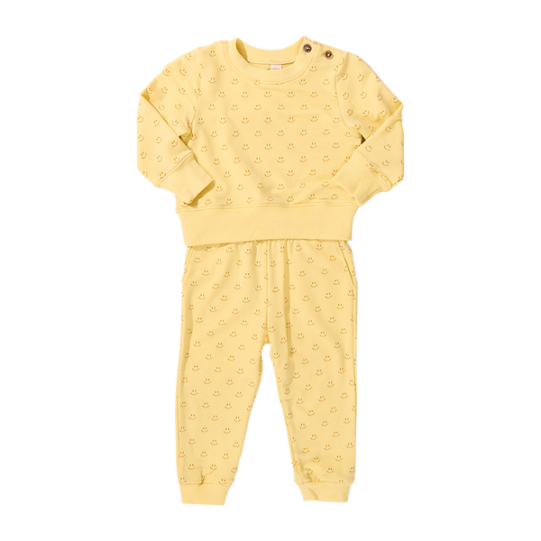 Baby Jax Jogger Set - Smiley