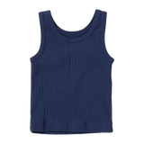 Baby Joy Rib Tank - Dress Blues
