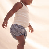 Baby Picnic Bloomer - Navy Gingham