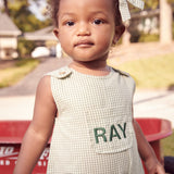 Baby Picnic Romper - Red Gingham