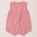 Baby Picnic Romper - Red Gingham