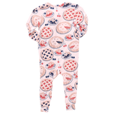 Baby Ruffle Bamboo Romper - Grandmas Pie