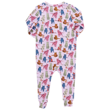 Baby Bamboo Romper - Tabby Cats