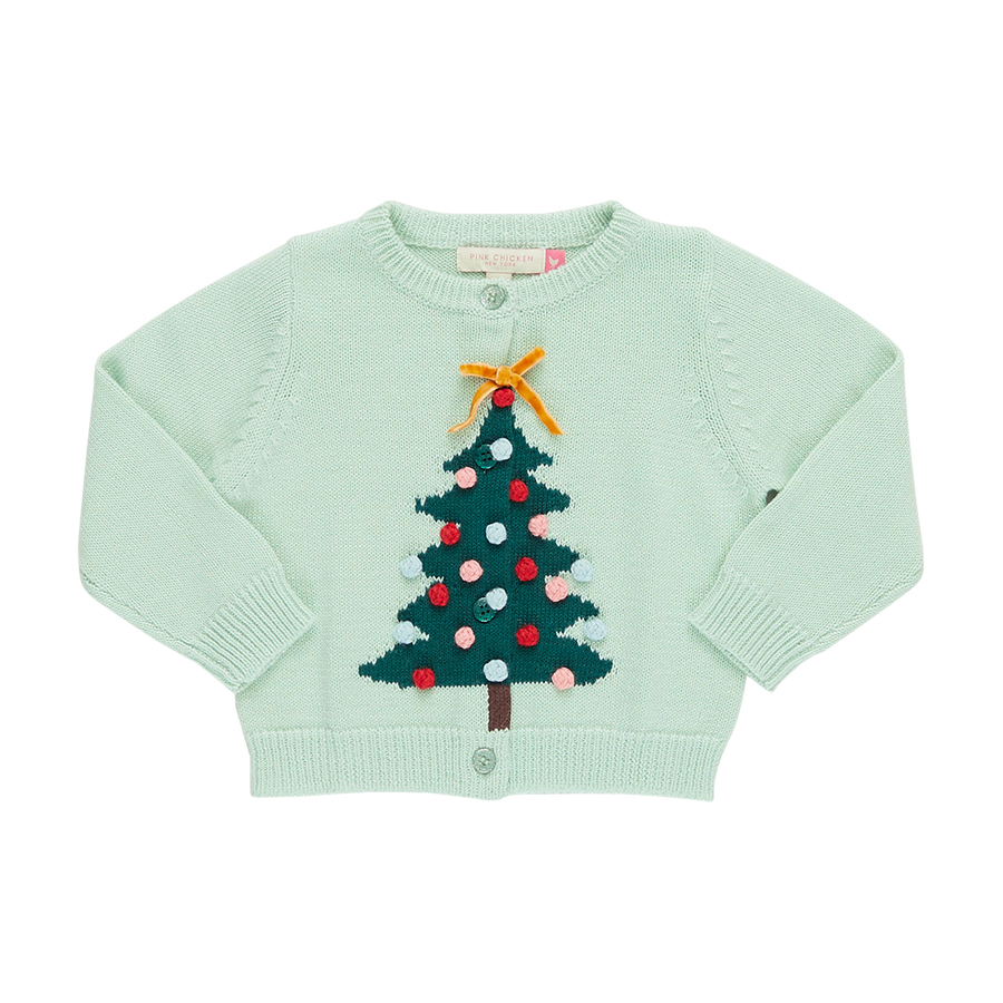 Baby Girls Maude Sweater - Mint Tree