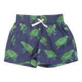 Baby Boys Swim Trunk - Navy Frogs