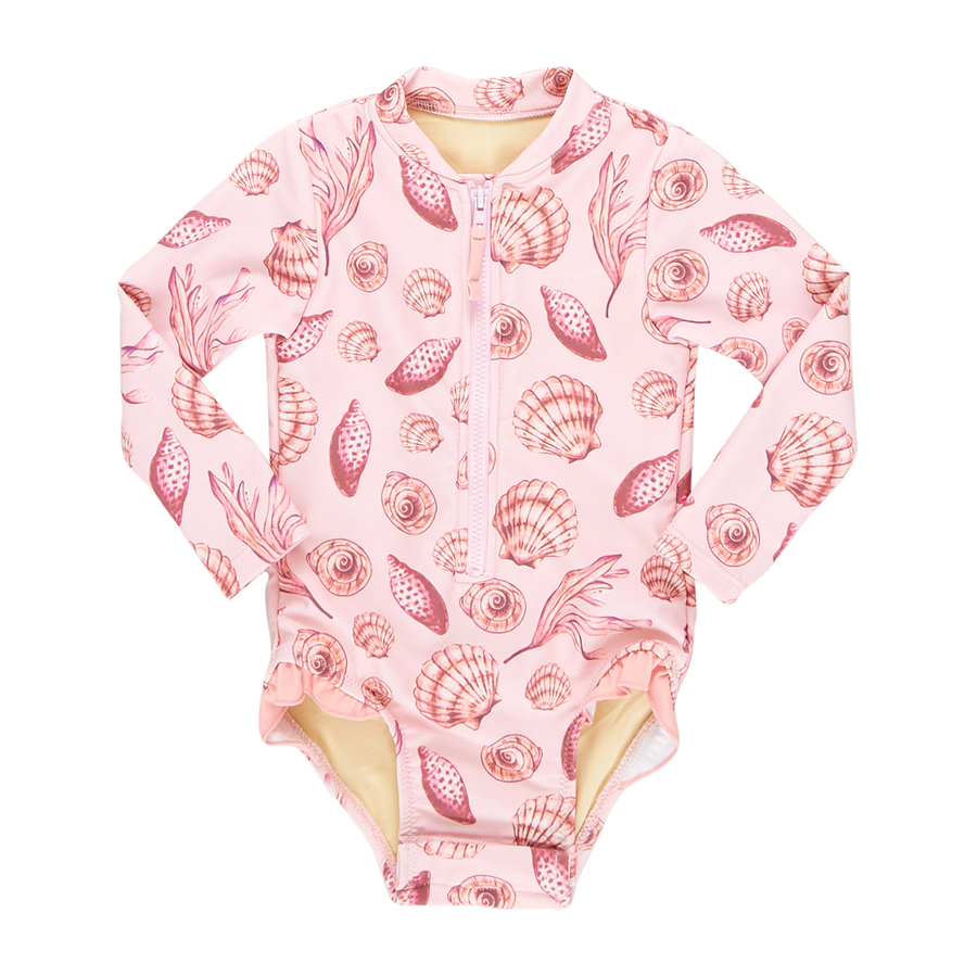 Baby Girls Arden Suit - Pink Sea Shells