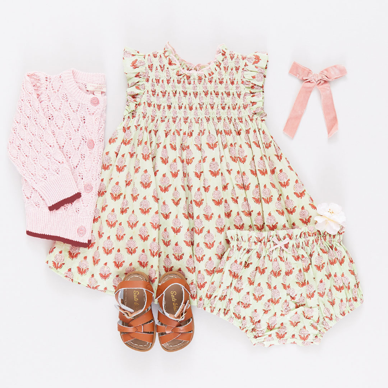 Baby Girls Constance Sweater - Light Pink