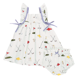 Baby Girls Ailee Dress Set - Golf Tournament