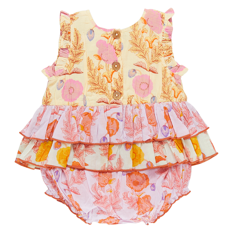 Baby Girls Heidi Bubble - Gilded Floral Mix