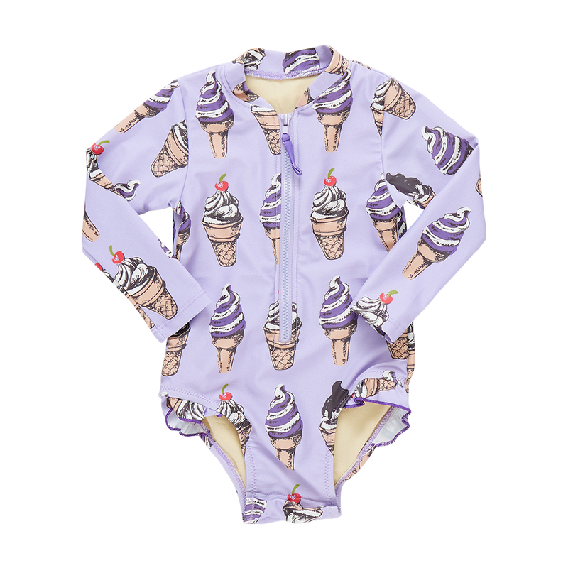Baby Girls Arden Suit - Lavender Soft Serve