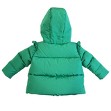 Girls Paris Puffer - Scallop Heart Pocket