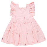 Girls Elsie Dress - Ballerina Embroidery