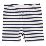 Banana Bike Short - Navy Stripe