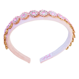 Thin Jewel Headband - Light Pink