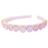 Thin Jewel Headband - Light Pink