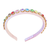 Multi Jewel Headband - Pink
