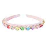 Multi Jewel Headband - Pink