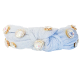 Glitter Jewel Headband - SIlver