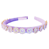 Thin Jewel Headband - Lavender
