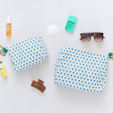 Large Quilted Pouch - Prairie Floral