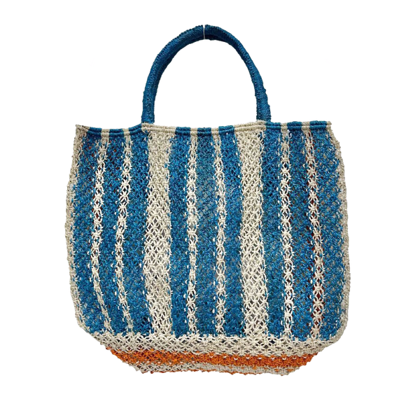 Bevan Bag - Cobalt Stripe – Pink Chicken