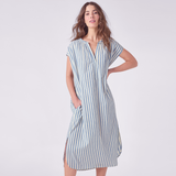 Womens Cooper Coverup - Blue Stripe