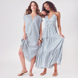 Womens Cooper Coverup - Blue Stripe