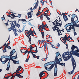 Baby Girls Jaipur 2-Piece Set - Red White and Bows