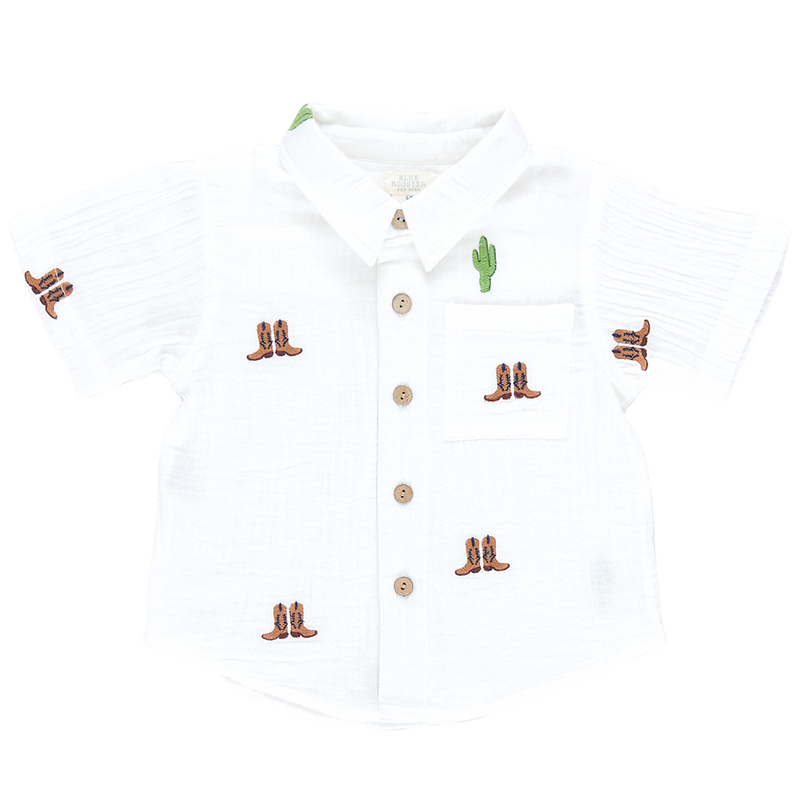 Boys Jack Shirt - Rodeo Embroidery
