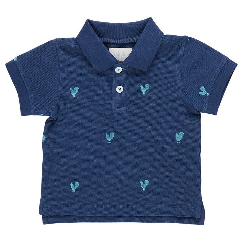 Boys Alec Shirt - Rooster Embroidery