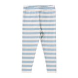 Cartwheel Legging - Light Blue Stripe