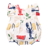 Baby Girls Elsie Bubble - Clam Bake