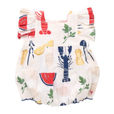 Baby Girls Elsie Bubble - Clam Bake