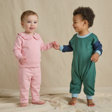 Baby Skip Jogger Set - Powder Pink