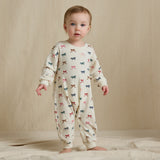 Baby Runaround Jumpsuit - Navy Stripe