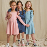 Playdate Rib Dress - Pink