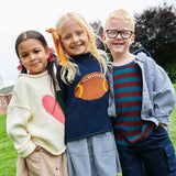 Adventure T-Shirt - Teal and Burgundy Stripe | Pink Chicken