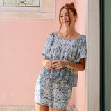 Womens Theodore Short - Blue Verbena Floral