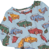 Kids Bamboo PJ Set - Vintage Cars