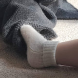 Baby Cashmere Socks Ivory: One Size