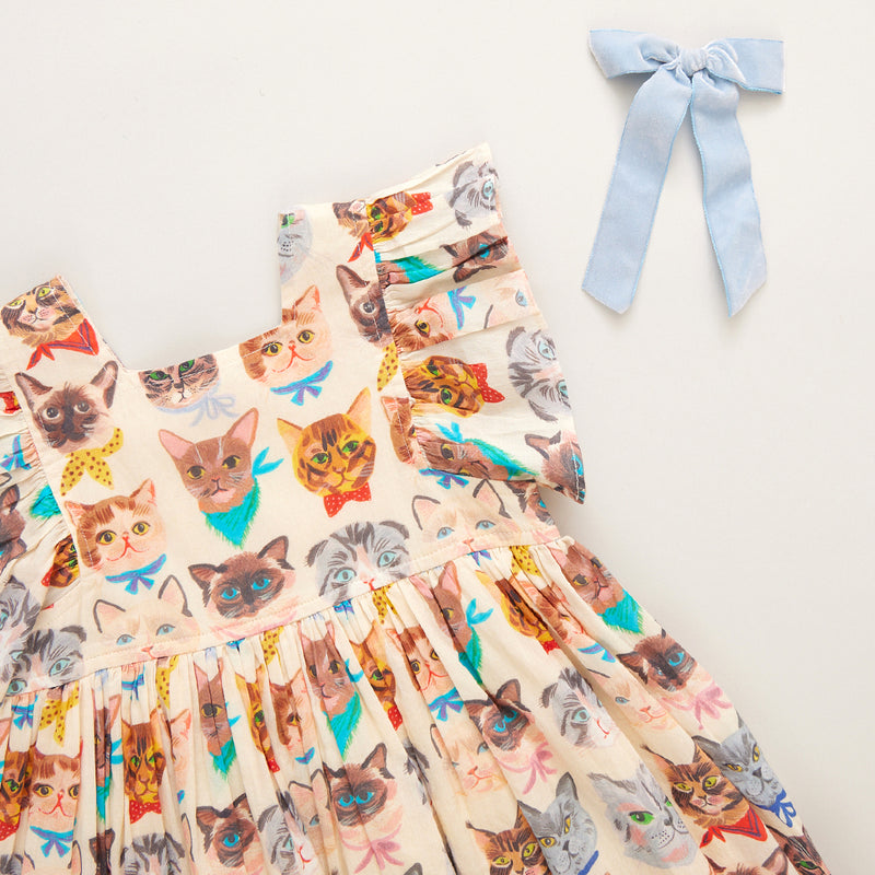Baby Girls Elsie Dress Set - Cool Cats