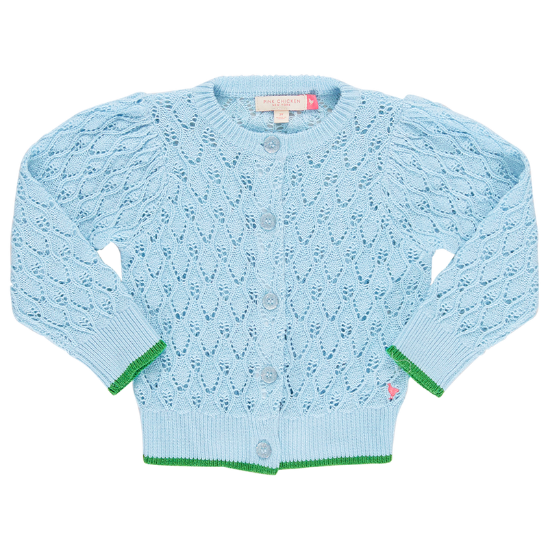 Girls Constance Sweater - Crystal Blue