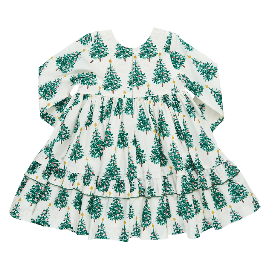 Girls Spencer Dress - Festive Forest
