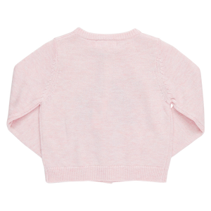 Girls Maude Sweater - Pink Santa